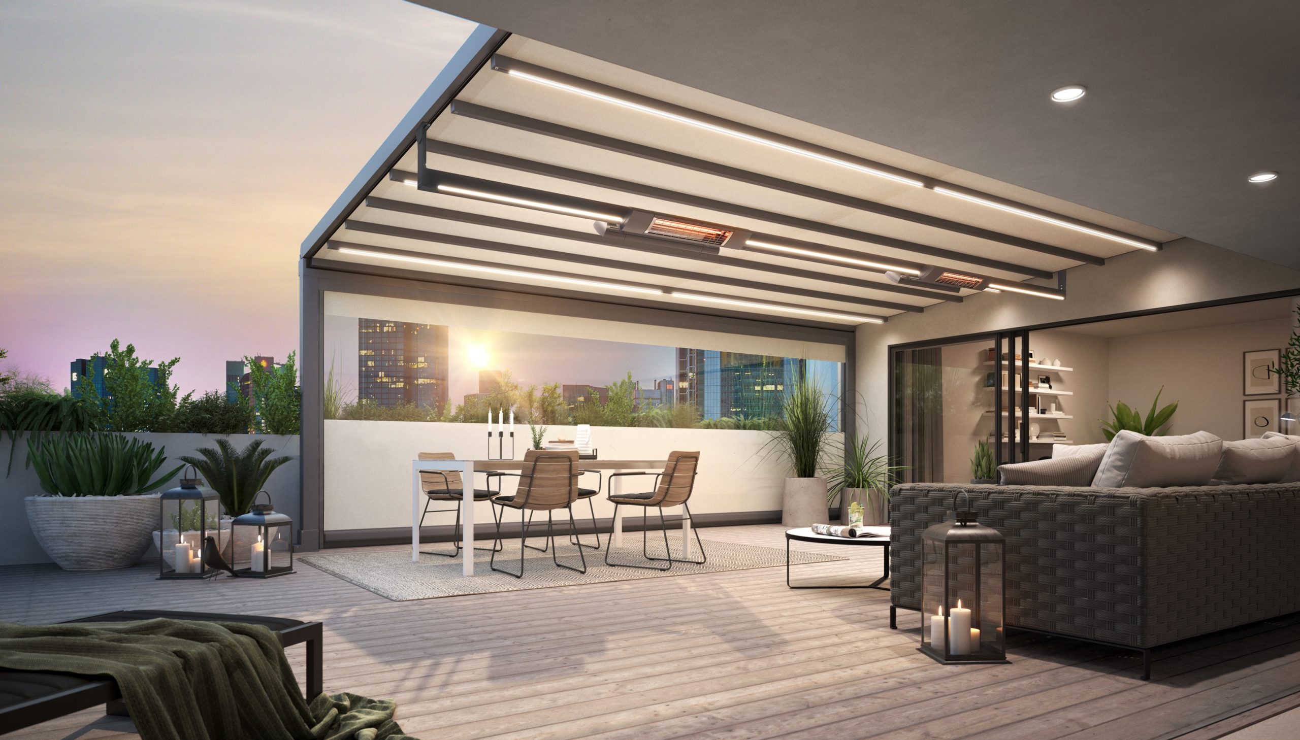 Pergola Vertikalmarkise